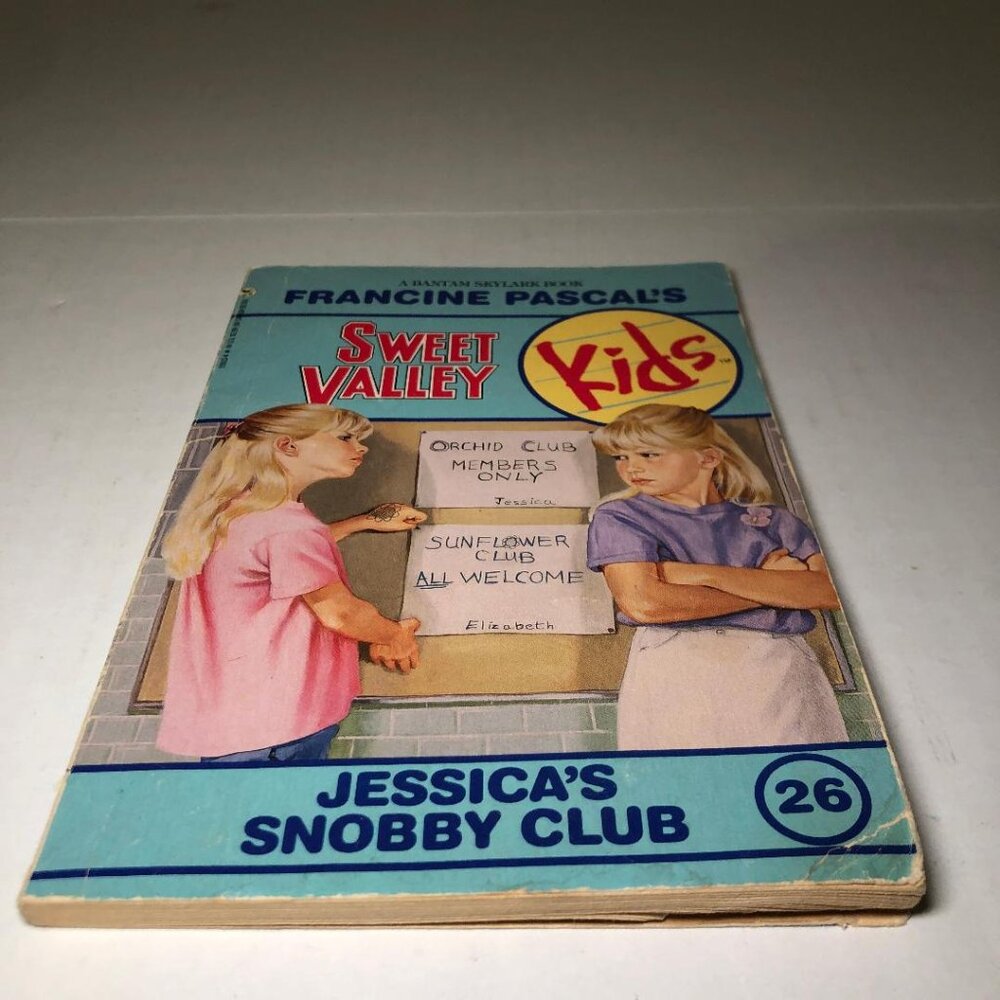 Jessica's Snobby Club(Sweet Valley Kids #26) By Francine Pascal Vintage 90's